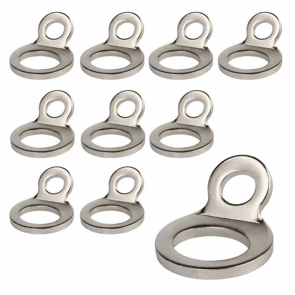 Stainless Steel Multi-Purpose Tie Down Anchor Hooks for Motorcycle ATV Trailer Truck Rosa-Gold 10-Pack price history on PriceWatchPro
