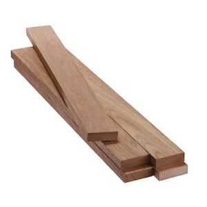 1 in. x 3 in. x 2 ft. FAS African Mahogany S4S Board (5-Pack)