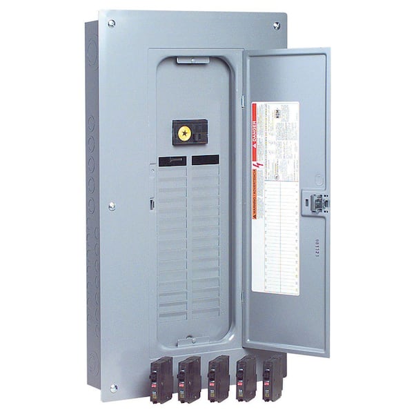 Square D QO 100 Amp 32-Space 32-Circuit Indoor Main Breaker Load Center with Cover Value Pack