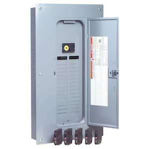 QO 100 Amp 32-Space 32-Circuit Indoor Main Breaker Plug-On Neutral Load Center with Cover Value Pack
