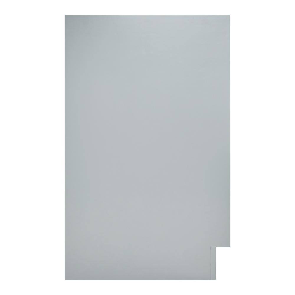 Kelly 66" Light Gray Wood Double Freestanding Vanity Cabinet