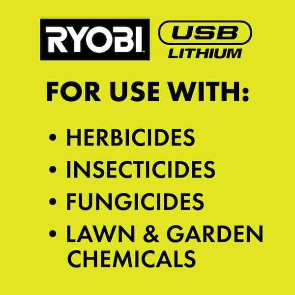 USB Lithium Cordless Compact Sprayer with 2.0 Ah Battery and Charging Cable (2-Pack)