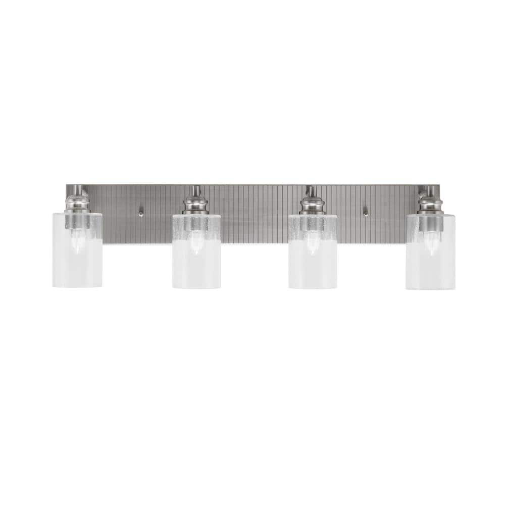 Albany 31 in. 4-Light Brushed Nickel Vanity Light