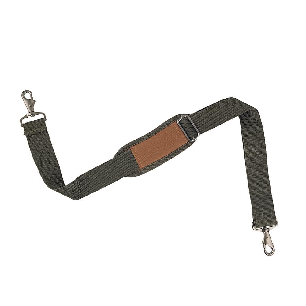 Brown and Green 16" Polyester Tool Bag with Pockets