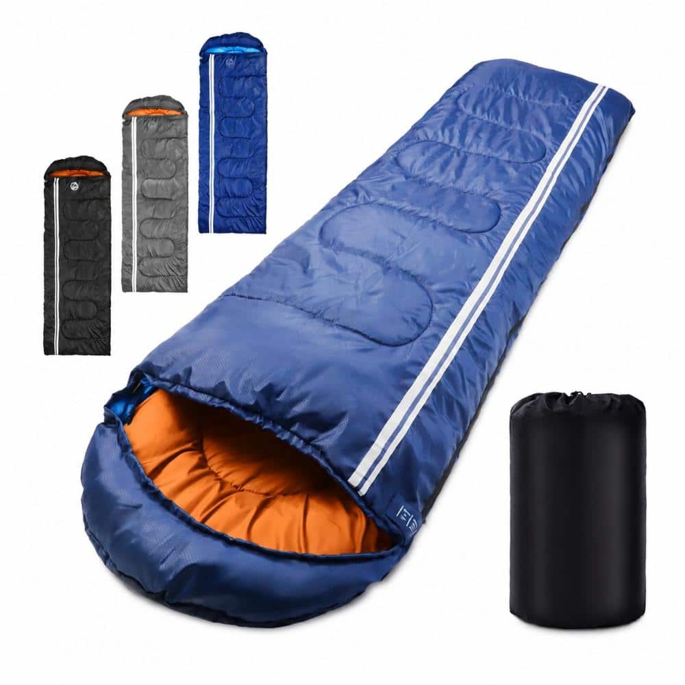 Lightweight Sleeping Bag for Adults 3-Season Cold Weather Waterproof Camping Gear Blue for Outdoor Home and Garden price history on PriceWatchPro