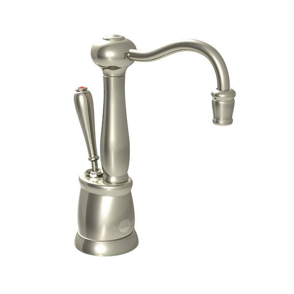 InSinkErator Indulge Antique Series 1-Handle 8 in. Faucet for Instant Hot Water Dispenser in Polished Nickel