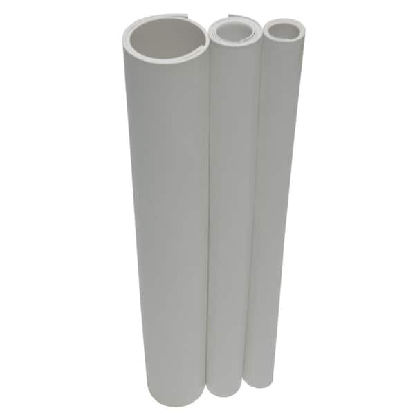 Nitrile 1/8 in. x 36 in. x 72 in. Commercial Grade White 60A Off-White Buna Sheets