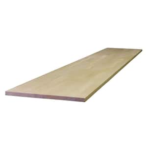 0.625 in. x 12 in. W x 6 ft. L Red Pine Natural Unfinished Shelve Board Common Softwood Boards (1-Piece)