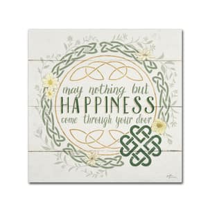 18 in. x 18 in. Irish Blessing I by Janelle Penner Floater Frame Typography Wall Art