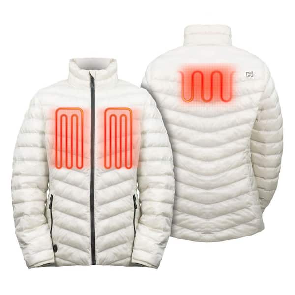 Women's LG Backcountry Xtera Heated Jacket 7. 4V Cream