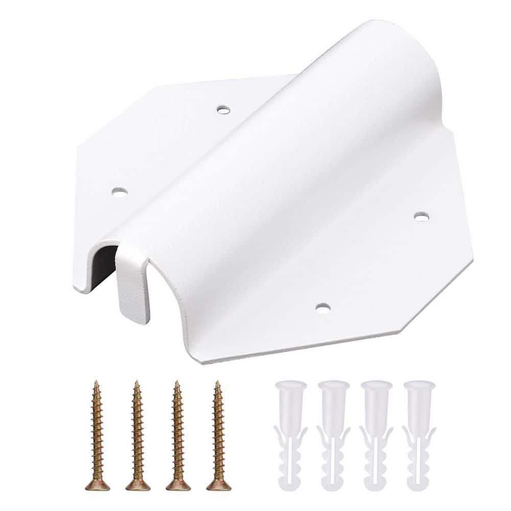 1 in. 2-Position Iron Flag Pole Holder Adjustable Outdoor Side Mount Flag Bracket with Screws and Expansion Tubes price history on PriceWatchPro