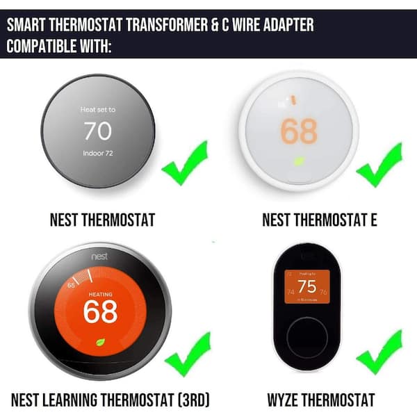 Have a question about Wasserstein 24-Volt Transformer and C-Wire Adapter  for Google Nest Thermostat, Learning Thermostat, Thermostat E and Wyze  Thermostat? - Pg 2 - The Home Depot