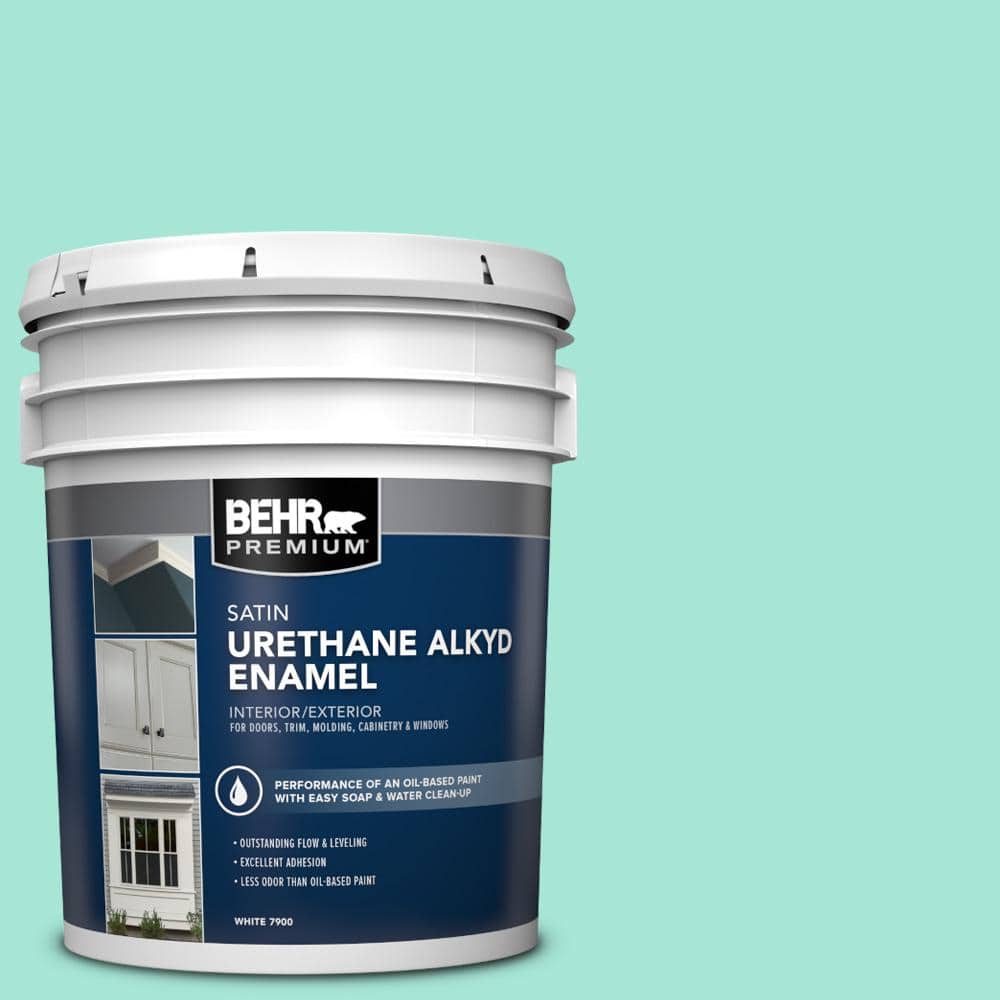 5 gal. #480A-2 Botanical Tint Urethane Alkyd Satin Enamel Interior/Exterior Paint price history on PriceWatchPro