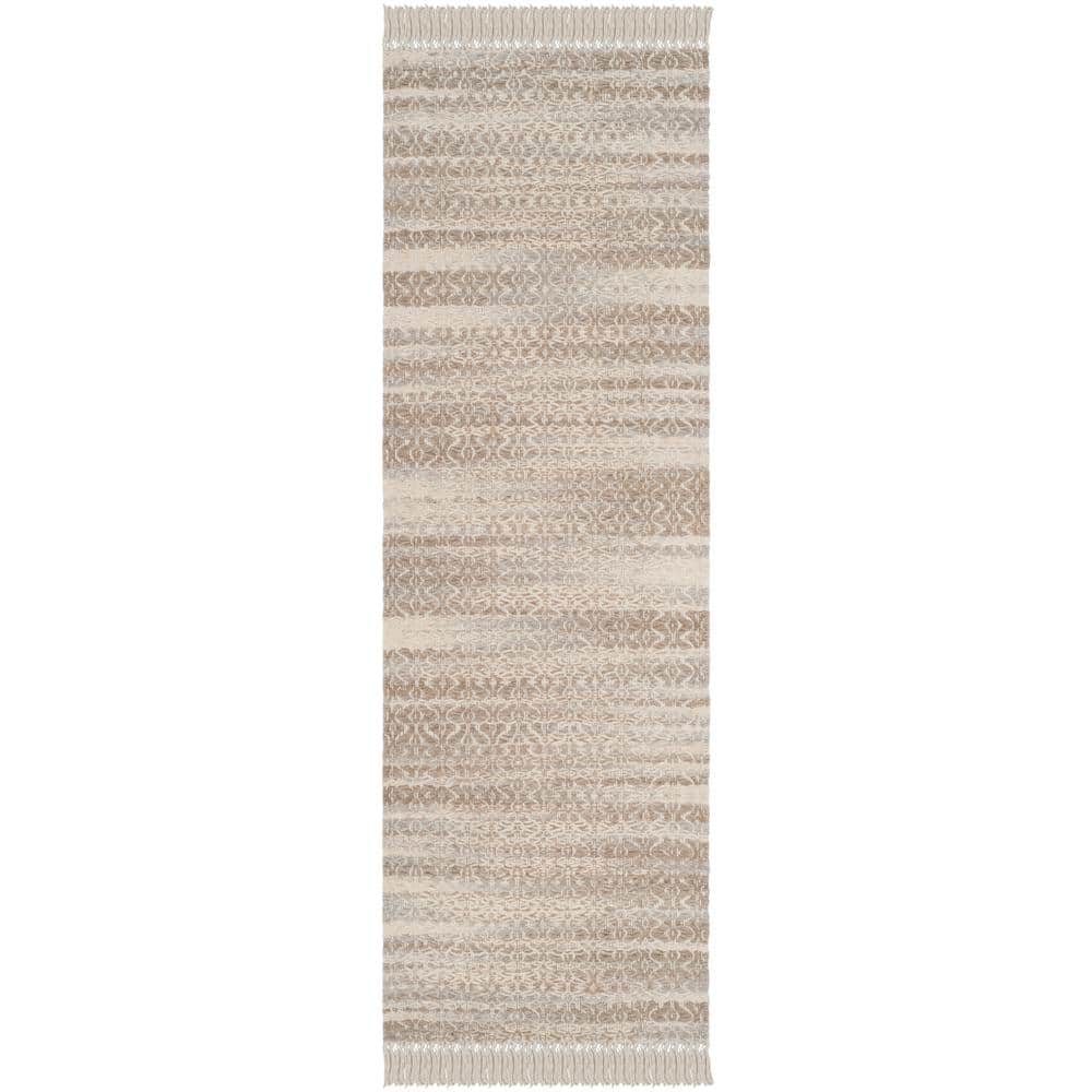 Boston Beige/Ivory 2 ft. x 7 ft. Geometric Runner Rug price history on PriceWatchPro
