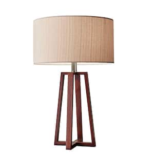 Quinn 24 in. Brown Table Lamp