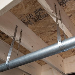 3/4 in. x 25 ft. 28-Gauge Galvanized Pipe Hanger Strap