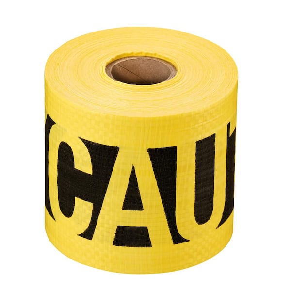 3 in. x 100 ft. Reinforced Caution Tape