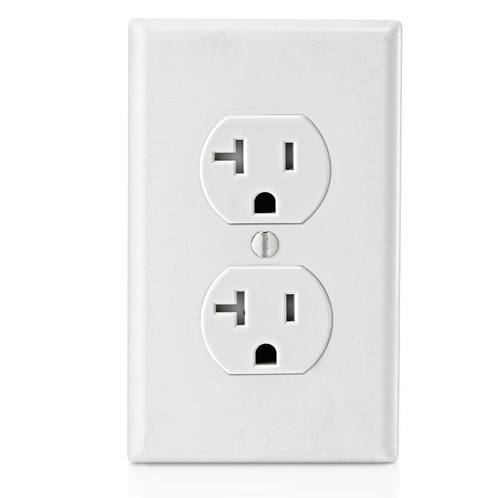 Buy 20 Amp Residential Grade Self Grounding Tamper Resistant Duplex