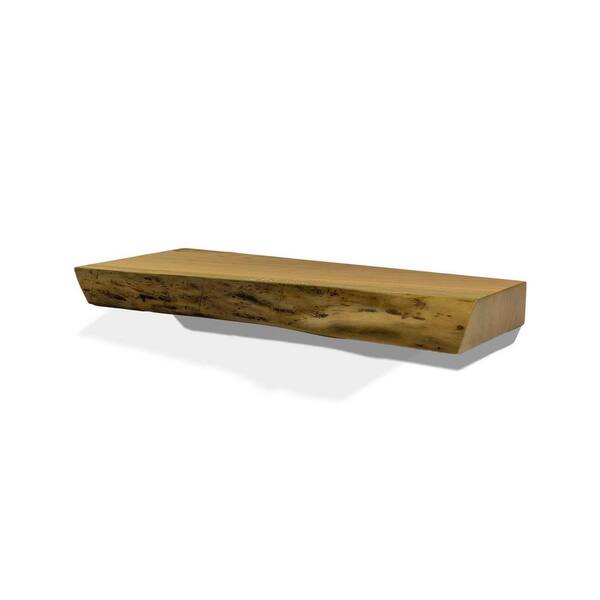 EDGEWISE 6 in. x 36 in. x 1.625 in. Cherry Floating Decorative Wall Shelf