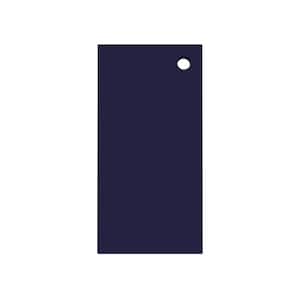 Devon 3 in. W x 0.13 in. D x 6 in. H Painted Midnight Blue Cabinet Color Sample