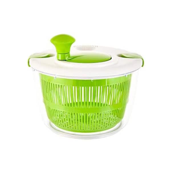 Salad Spinner with Adjustable Temperature Control Large 3 Quart for Efficient Drying Vegetables Fruits Herbs