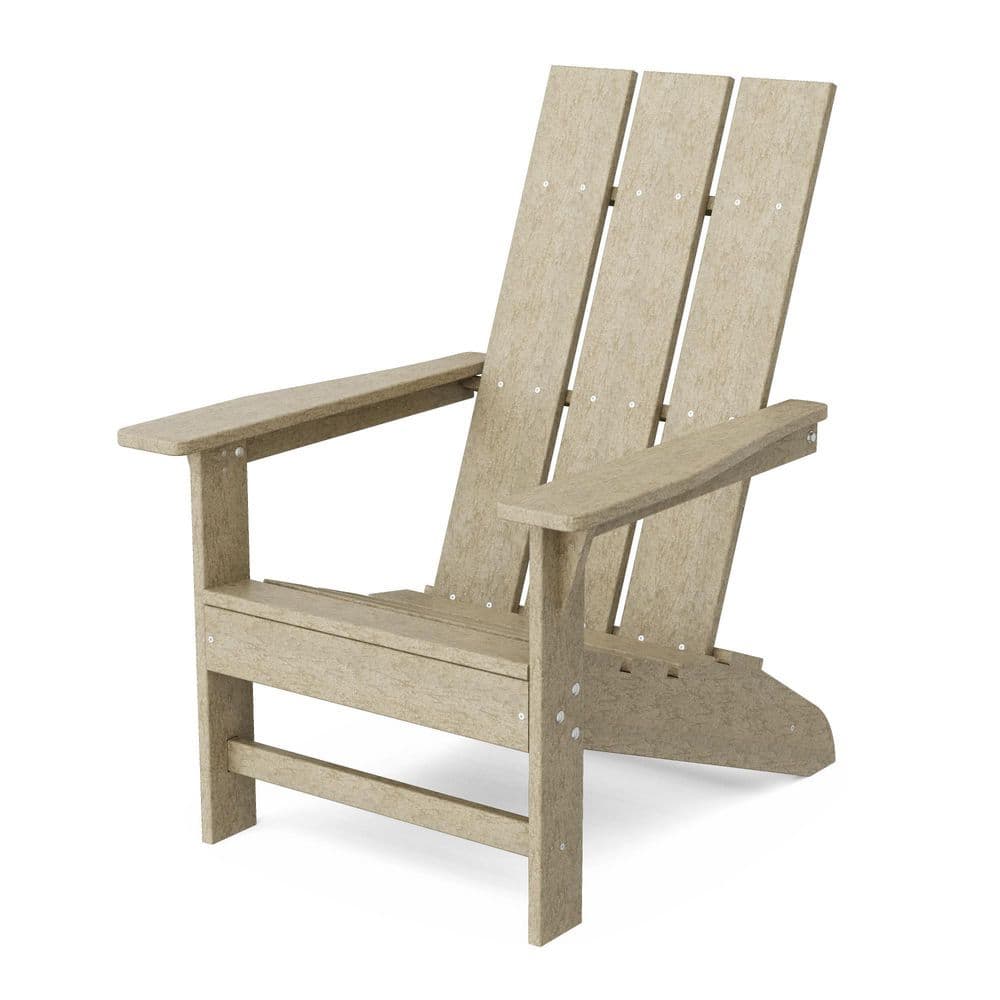 Freedom Weathered Wood HDPE Plastic Modern Outdoor Adirondack Chair price history on PriceWatchPro