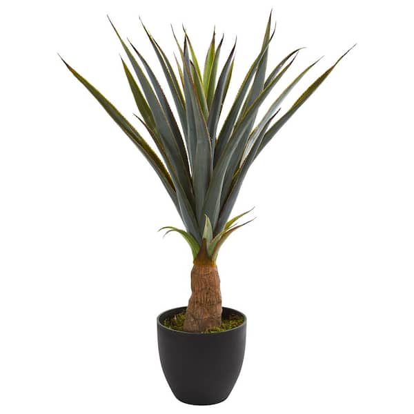 Nearly Natural Indoor 30 in. Agave Artificial Plant