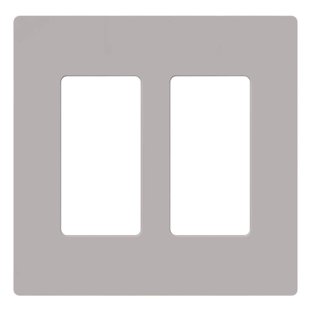 Lutron CW2WH 2Gang White Wall Plate 10 pack Wall Plates