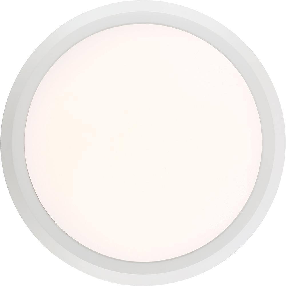 Fresco White 20" LED Flush Mount with Acrylic Shade