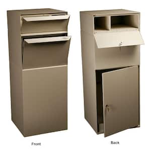 Full Service Vault Mailbox with Mail and Package Delivery in Sand