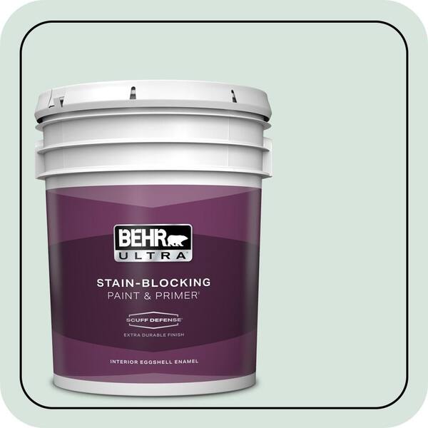 BEHR ULTRA 5 gal. #S420-1 New Day Extra Durable Eggshell Enamel Interior Paint & Primer