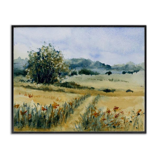 Stupell Industries Heart of the Country by Lanie Loreth Black Framed Nature Giclee Art Print 24 in. x 30 in.
