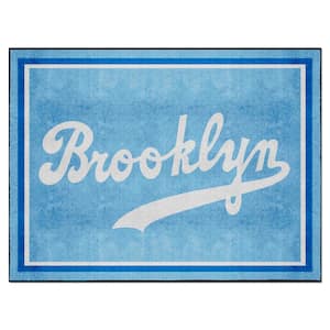 Brooklyn Dodgers 8ft. x 10 ft. Plush Area Rug