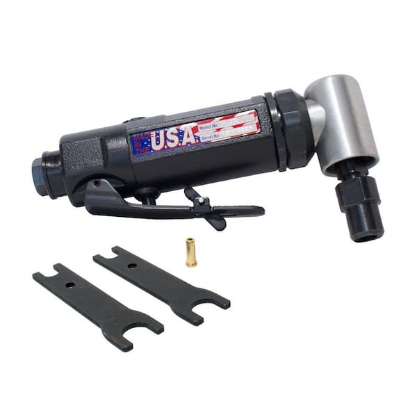 St. Louis Pneumatic 1/4 in. High Speed Angle Die Grinder with Adapter