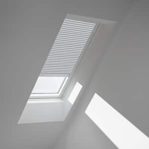 22-1/2 in. x 22-1/2 in. Fixed Self Flashed Skylight w/ Laminated Low-E3 Glass, White Solar Powered Room Darkening Shade