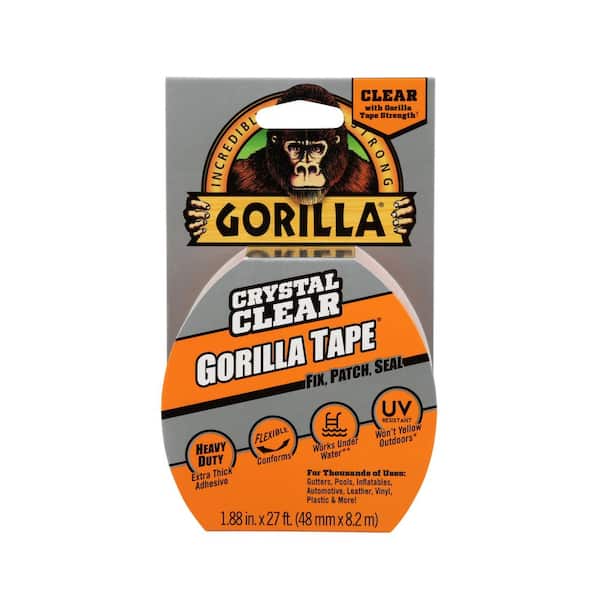 Gorilla 1.88 in. x 9 yds. Crystal Clear Tape (2-Pack)