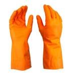 M/L Orange Nitrile Long Cuff Gloves