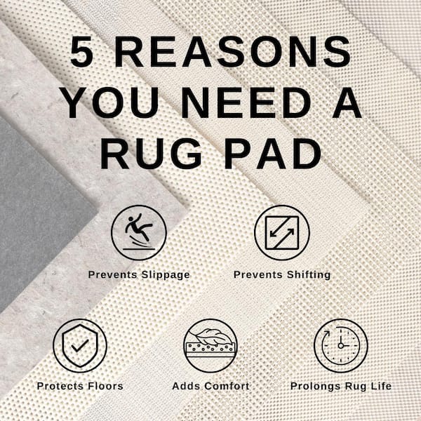 5 Reasons Why You Need a Rug Pad Under that Rug! - Design Improvised