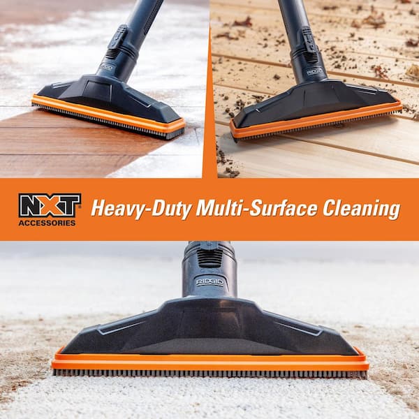 2-1/2 in. MAX2514A NXT Max Floor Tool Shop Vacuum Attachment with Wet and Dry Shoe Kit for RIDGID NXT Wet Dry Vacs