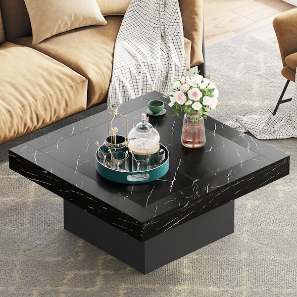 MARBLE STAND LOW BLACK