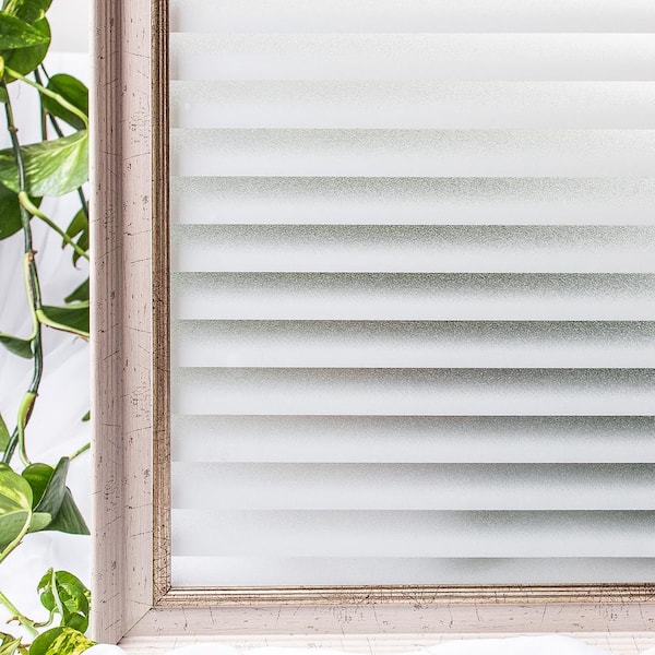 35.4 in. W x 78.7 in. L Decorative and Privacy 3D Window Film