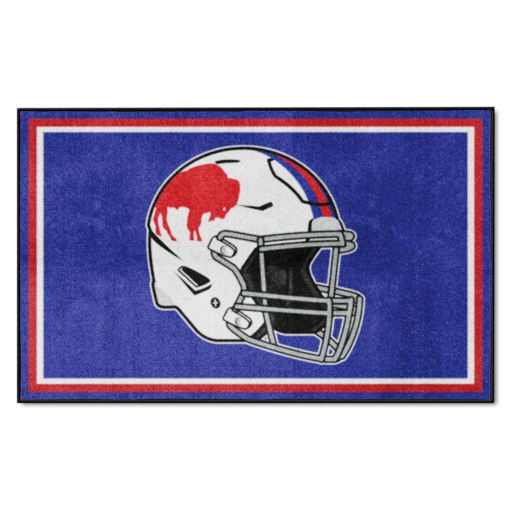 Officially Licensed NFL Buffalo Bills Vintage Logo Football Rug