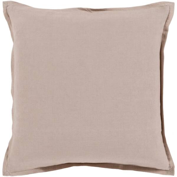 Artistic Weavers Cesky Medium Taupe Geometric Polyester 22 in. x 22 in. Throw Pillow