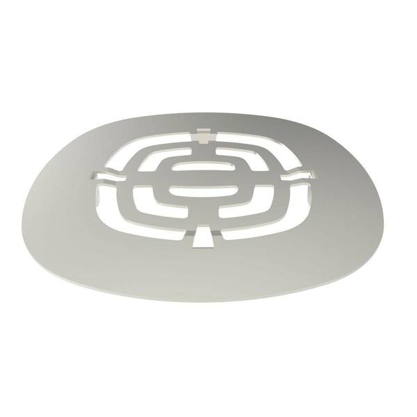 Brasstech 4-1/2 in. Shower Drain Cover in Satin Nickel