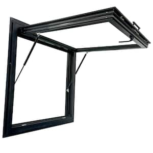 Teza 60 in. x 48 in. Aluminum Low-E Double-Pane Clear Glass Awning Window with Screen