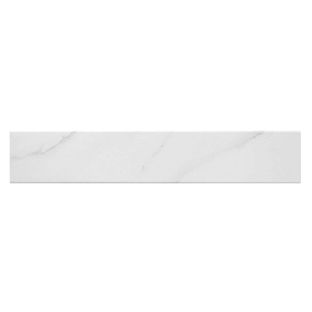 Porlan Benecia White 3-in. x 17-in. Marble Look Matte Porcelain Floor and Wall Subway Tile (11.41 sq. ft. /Case) price history on PriceWatchPro