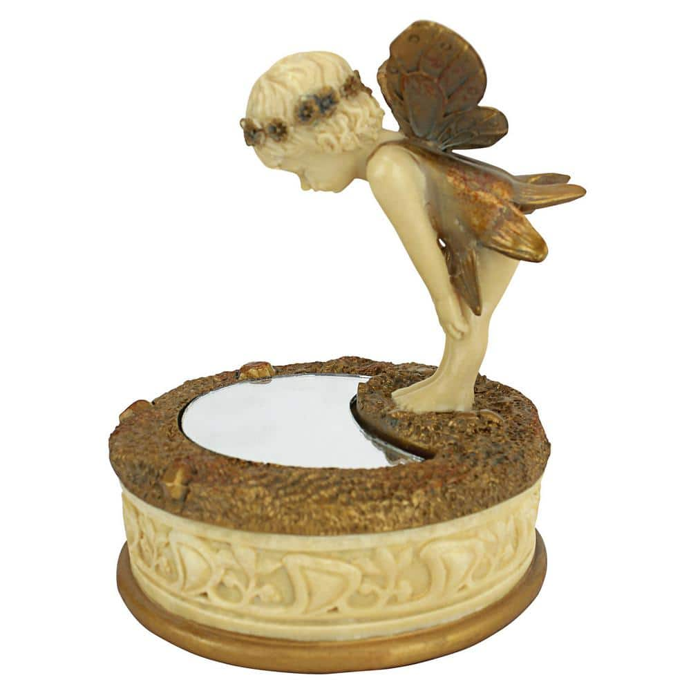 Design Toscano Multi-Colored Pondering Fairy Collectible Box