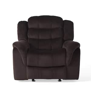Hawthorne 39 in. Chocolate Polyester 3 Position Recliner
