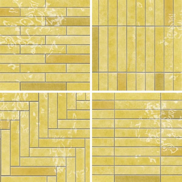 Merola Tile Menorca Lemon 3 in. x 13 in. Ceramic Wall Tile (6.44