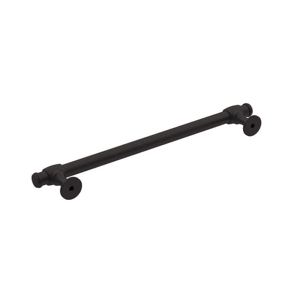 Matte Black Traditional Cabinet Drawer Pull with Mounting Hardware